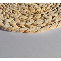 Set de table en jacinthe d'eau naturelle : Ø 35 cm