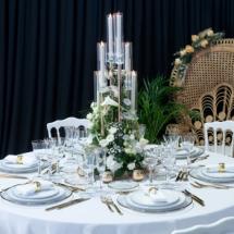 Flûte en cristal taillé Filet Or 19 cl