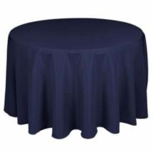 Nappe ronde bleue marine unie - Ø 280 cm