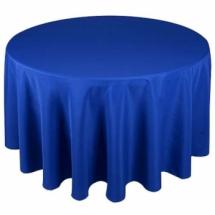 Nappe ronde bleue roi unie - Ø 280 cm