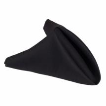 Serviette de table Noire - 50 cm x 50 cm