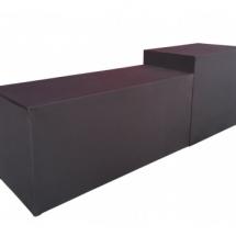 Pack Petit Buffet CUBE 120 x 80 - Haut.110 cm + Housse noire