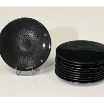 Assiette mini Ø 14 cm : Noire  