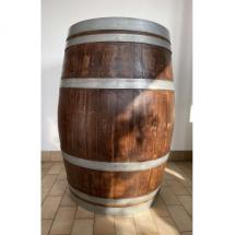 Tonneau Bois Foncé - Diamètre 70 cm