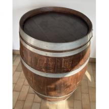 Tonneau Bois Foncé - Diamètre 70 cm