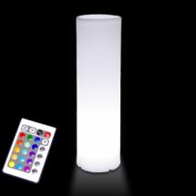 Colonne Lumineuse LED Cylindre H 150 cm Extérieur Sans Fil