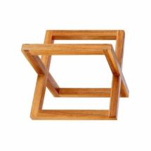 Réhausse Croix en bois d'acacia vernis  