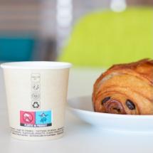 50 Gobelets Café en carton kraft 12 cL