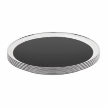 Plateau antidérapant Rond Inox/Caoutchouc Ø 36 cm 