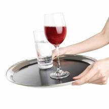 Plateau antidérapant Rond Inox/Caoutchouc Ø 36 cm 