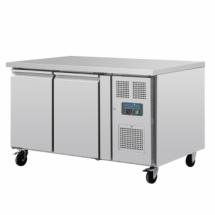Table réfrigérée positive INOX - 2 portes - 350W - 427 Litres 