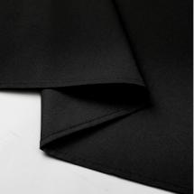 Nappe carrée Noire Unie 180 cm x 180 cm