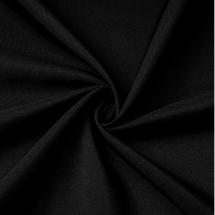 Nappe carrée Noire Unie 180 cm x 180 cm