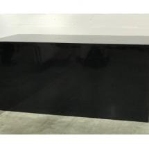 Table Buffet Lackfolie 200x90cm - Noire