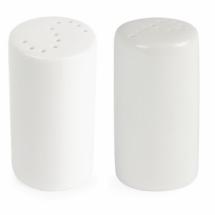 Ensemble sel et poivre en porcelaine blanche (2 pièces)