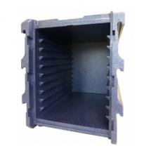 Coffre Isotherme PPE Ultra-Léger 128 Litres + 5 Grilles 