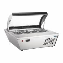 Vitrine à glaces à poser - 67 litres + 4 bacs Napoli