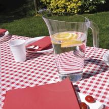 Nappe en papier damassé vichy en rouleau 1,18m x 25m