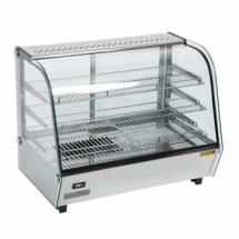 Vitrine chauffante de comptoir 160 litres - 1500w