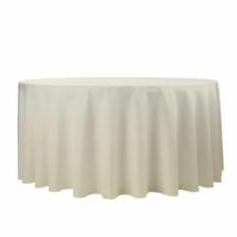 Nappe ronde ivoire unie - Ø 290 cm