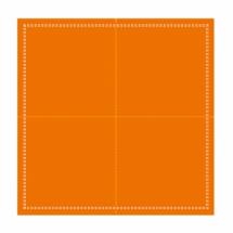 25 Mini serviettes cocktail Oranges en coton