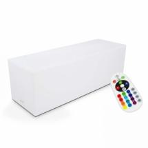 Banc droit lumineux sans fil  120 x 40 x 40 cm