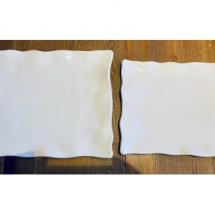 Assiette Rectangulaire de dressage Incassable - 35 x 43 cm  (Grand)