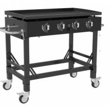 Plancha à gaz PRO Mobile - 120cm x 62cm - 14,8 kW 
