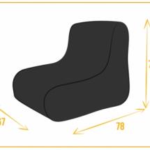 Fauteuil gonflable