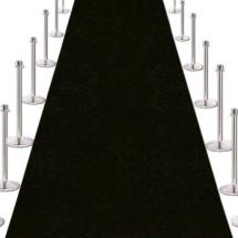 Tapis noir au mètre 