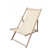 Chaise longue Chilienne (Transat) : Beige écru 