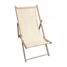 Chaise longue Chilienne (Transat) : Beige écru 