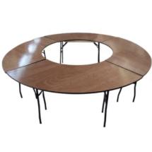 Table Serpentine en bois 