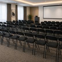 Chaise pliante PRO - Velours Noir (Pour Intérieur exclusivement)