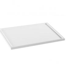 Plateau en bambou BLANC  40 cm x 30 cm