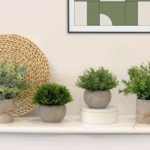 Set de 4 Plantes décoratives à poser 