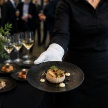 Assiette Cocktail Noire « Volcano » Ø 15 cm