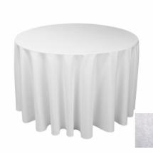 Nappe ronde damassée blanche - Ø 280 cm