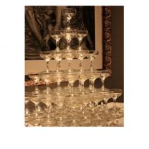 Présentoir pour cascade à champagne (+5 disques)