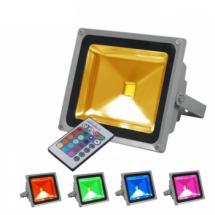 Projecteur LED 20 W RGB + Télécommande 