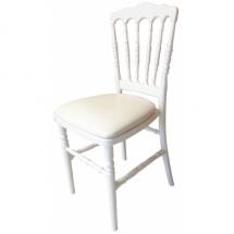 Chaise Napoléon Blanche + Galette blanche offerte