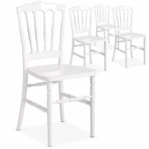 Chaise Napoléon Blanche + Galette blanche offerte