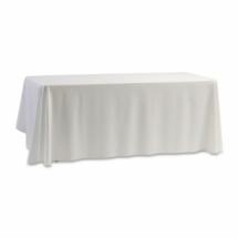 Nappe Buffet Unie 220 cm × 450 cm - Blanche - Polyester 