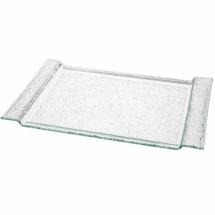 Plateau rectangulaire Verre  40 x 25 cm