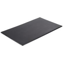 Grand plateau mélaminé aspect ardoise GN 1/1 : 53 cm x 32.5 cm