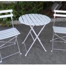 Chaise pliante lattée Square