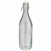 Bouteille en verre 1L - Coloris : Transparent