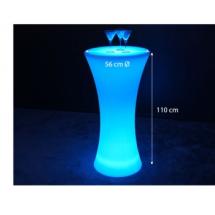 Mange-debout lumineux Ø 58 cm Sans Fil