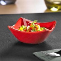 Mini coupelle Saxo Rouge 7,5 cm x 7,5 cm