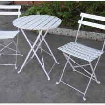 Guéridon Latté Square Ø.60 cm - Blanc  (Hauteur 72 cm)